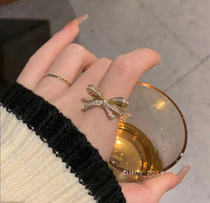 Princess Bow Ring (Adjustable)