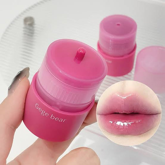 Korean Rotating Moisturising Lipbalm + Lipgloss