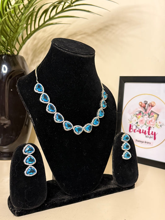 Samaira AD Necklace + Earrings (FLAT 50% OFF RIGHT NOW)