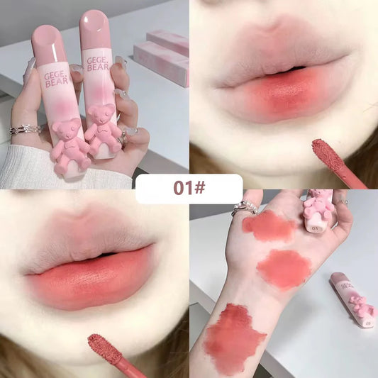 Gegebear Teddy Matte Mud Lip Glaze