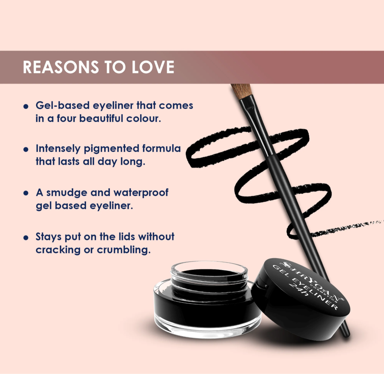 Shryaon Gel Eyeliner (Two Colors)