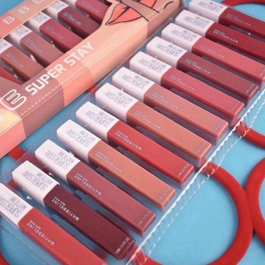 Maybelline Superstay Matte Ink Lipstick Set Of 12