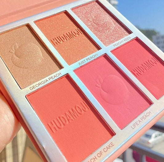 Hudamoji Belini Blusher + Highlighter Palette