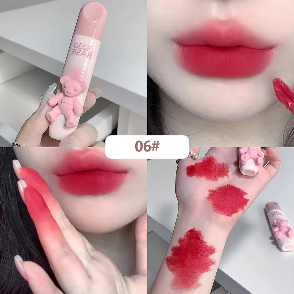 Gegebear Teddy Matte Mud Lip Glaze