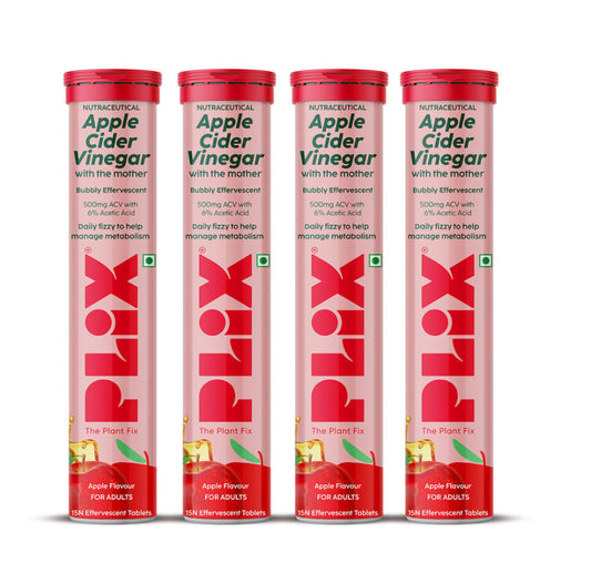 Plix Apple Cider Vinegar (ACV) Tablets