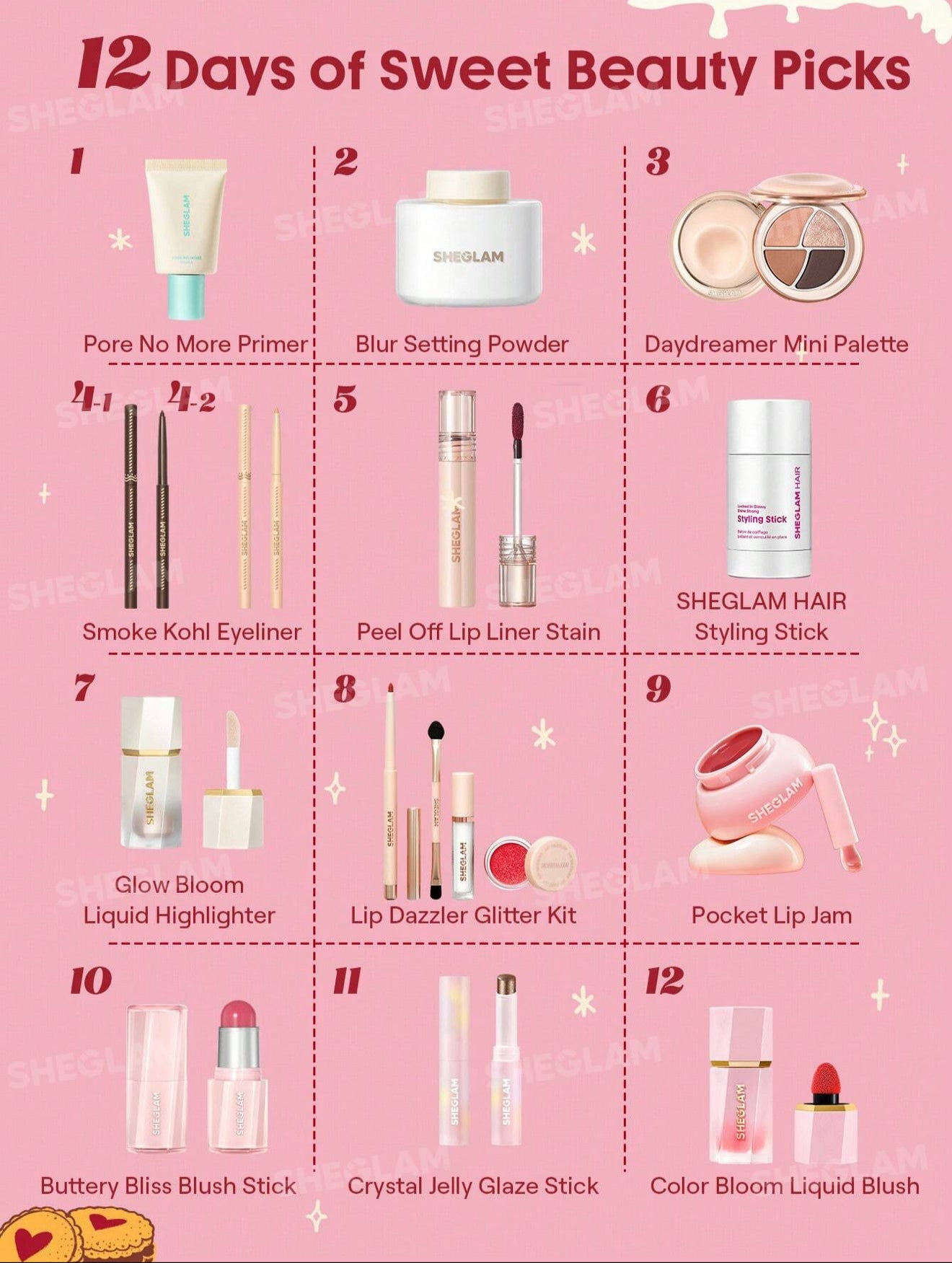 SHEGLAM Sugar, Spice & Everything Glam Advent Calendar Box