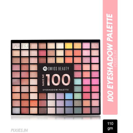Swiss Beauty 100 Color In 1 Makeup PRO Eyeshadow Collection