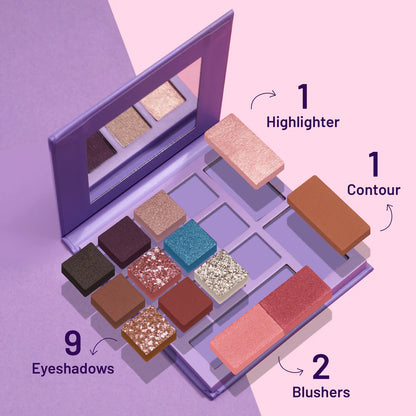 Swiss Beauty Take Me Anywhere Eye & Face Palette