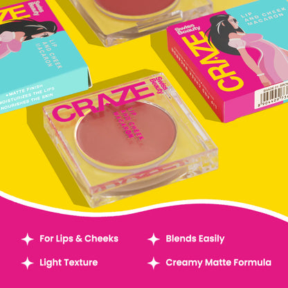 Swiss Beauty CRAZE LIP AND CHEEK MACARON ( Strawberry )