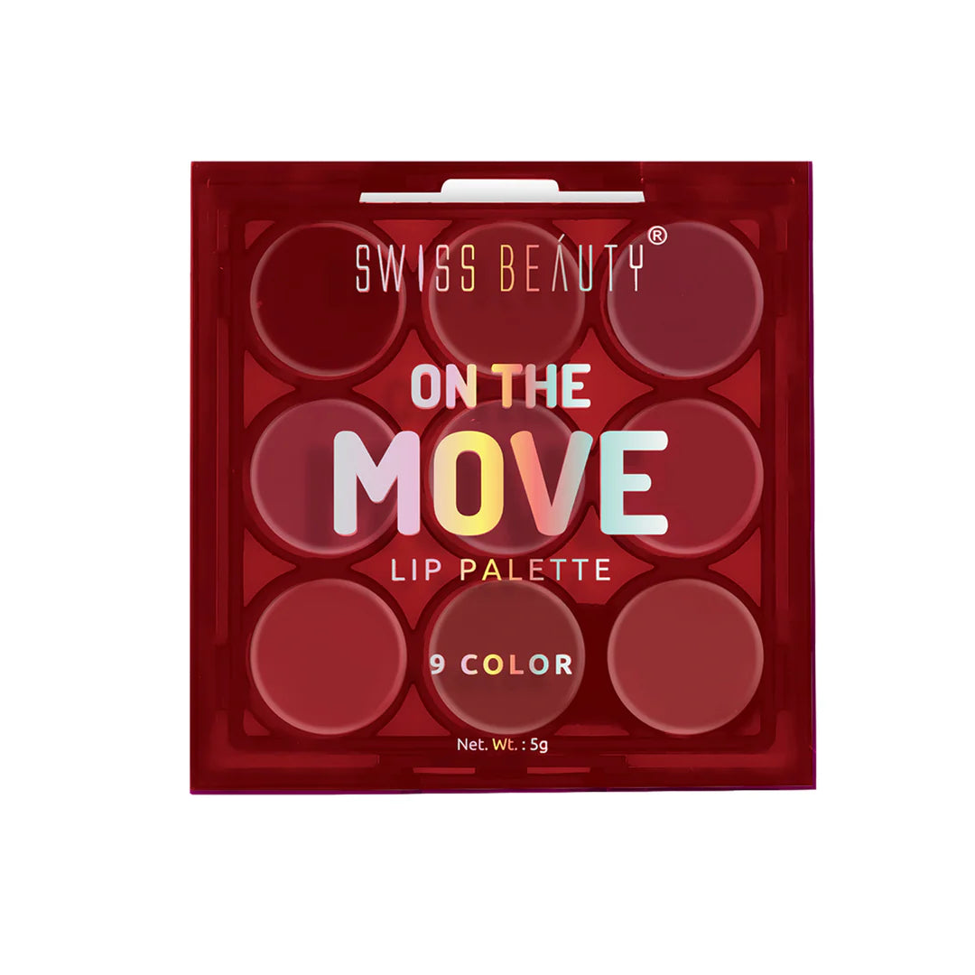 Swiss Beauty ON THE MOVE LIP PALETTE (Nude Shade)