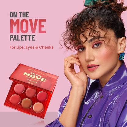 Swiss Beauty ON THE MOVE LIP PALETTE (Nude Shade)