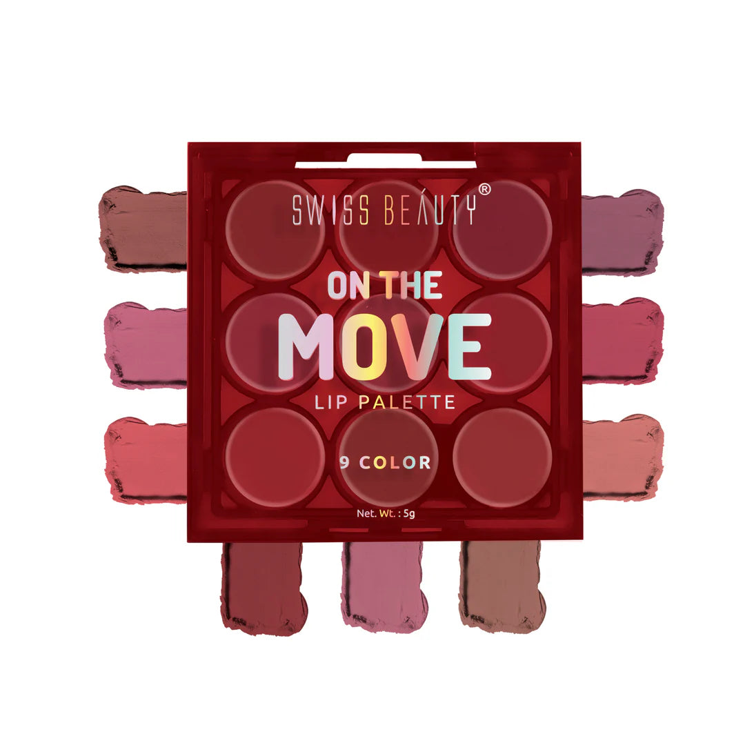 Swiss Beauty ON THE MOVE LIP PALETTE (Nude Shade)