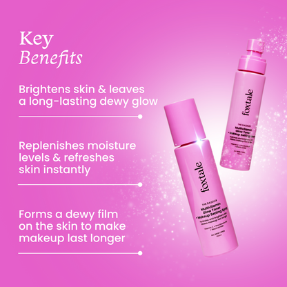 FOXTALE Glow Toner + Makeup Setting Spray