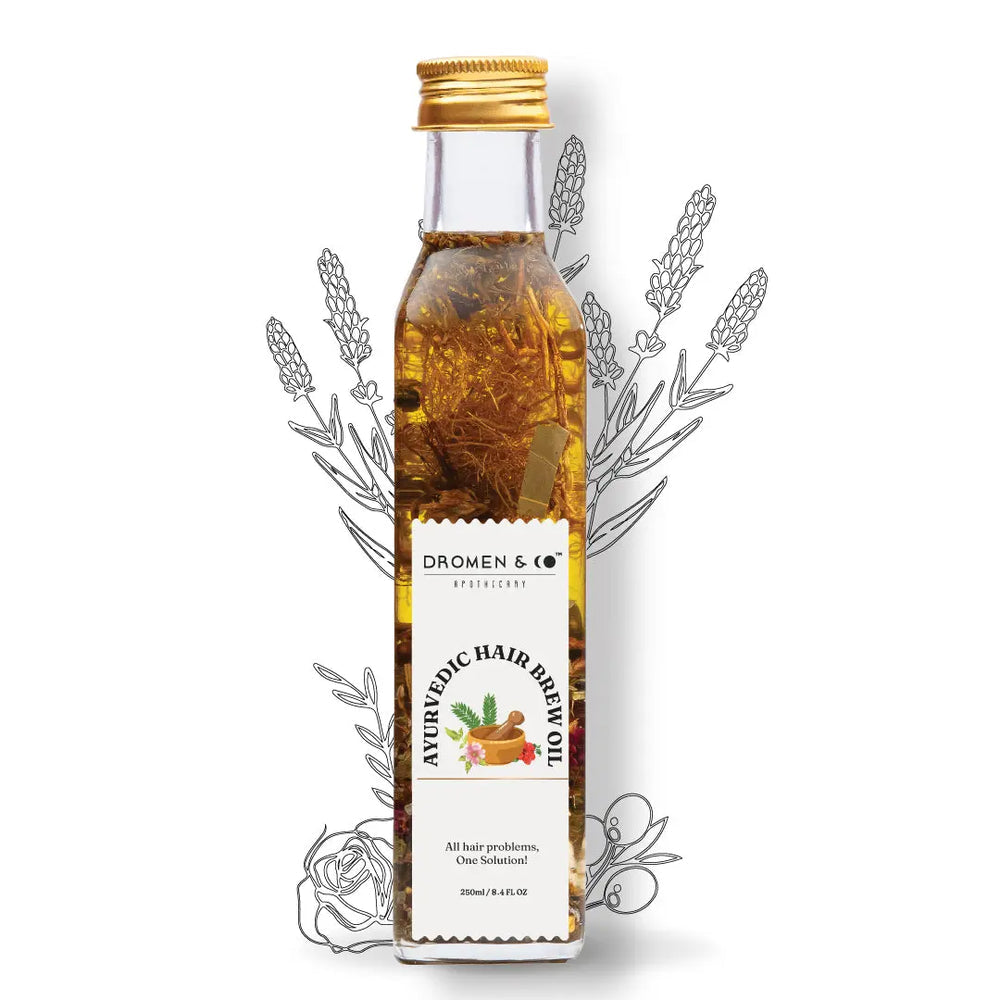 DROMEN & CO AYURVEDIC HAIR BREW OIL