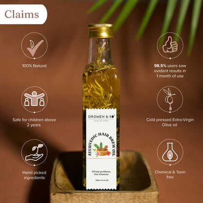 DROMEN & CO AYURVEDIC HAIR BREW OIL