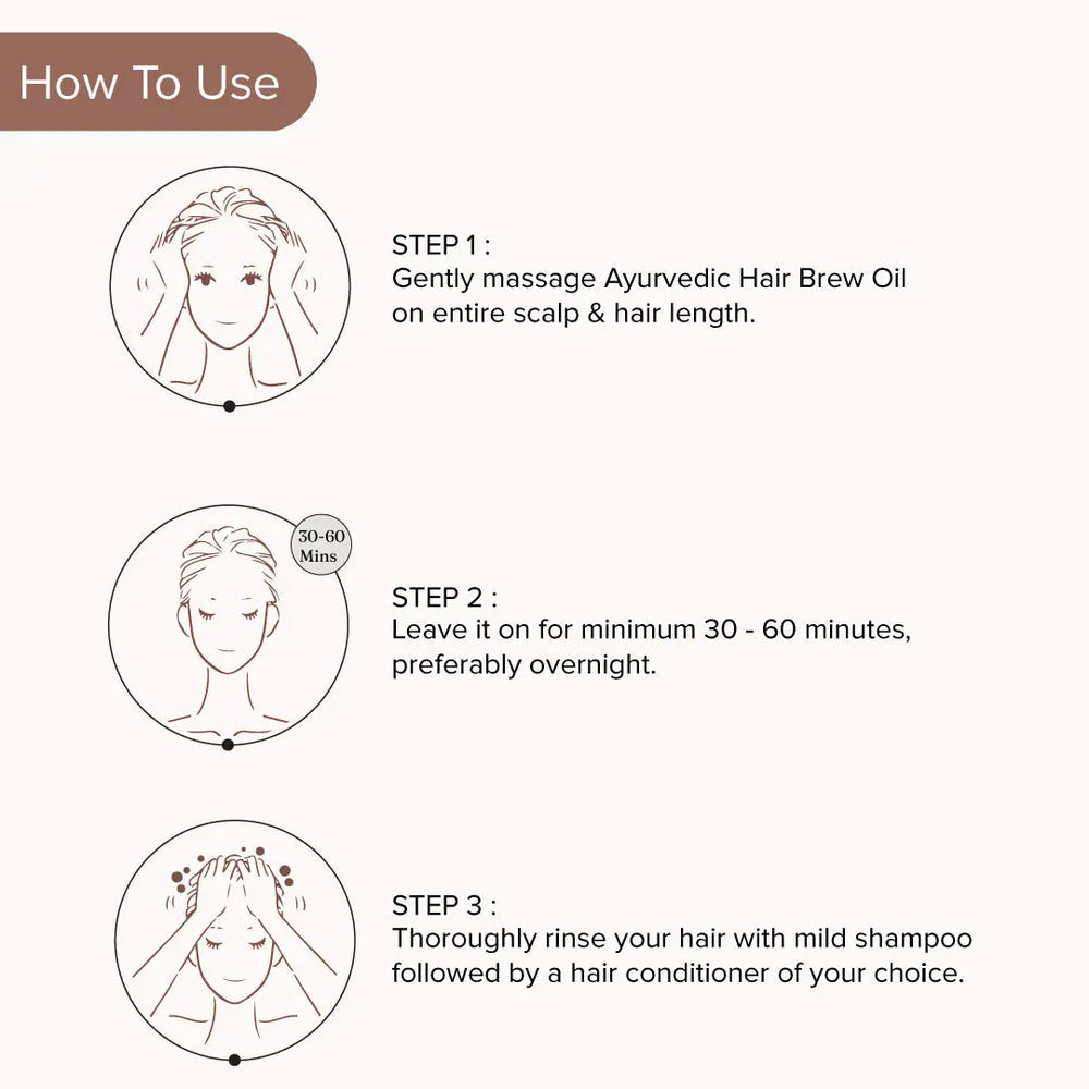 DROMEN & CO AYURVEDIC HAIR BREW OIL