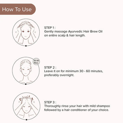 DROMEN & CO AYURVEDIC HAIR BREW OIL