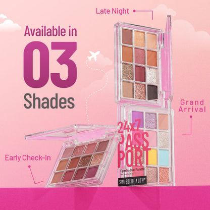 24/7 Passport Eyeshadow Palatte - 02 Late Nights