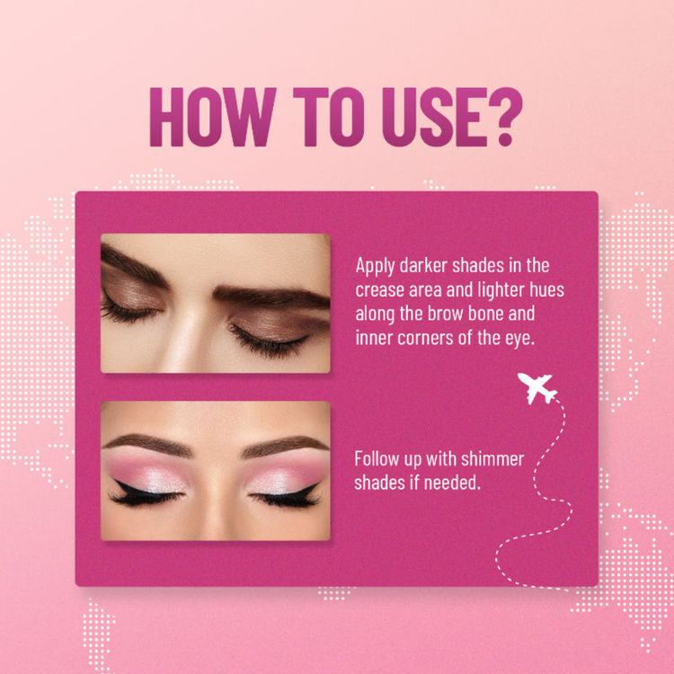 24/7 Passport Eyeshadow Palatte - 02 Late Nights