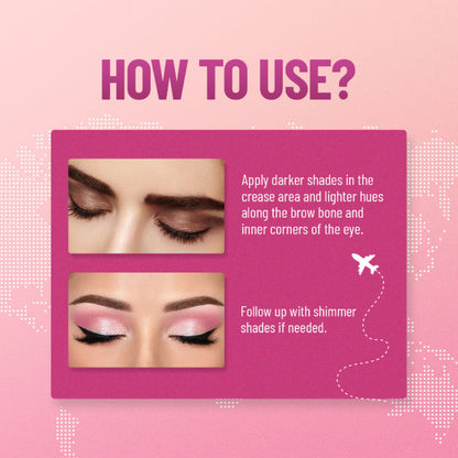 24/7 Passport Eyeshadow Palatte - 02 Late Nights