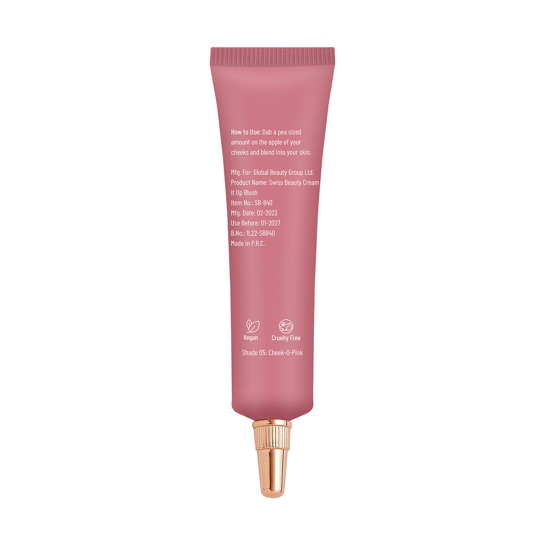 SWISS BEAUTY CREAM IT UP BLUSHER(Demo Peice)