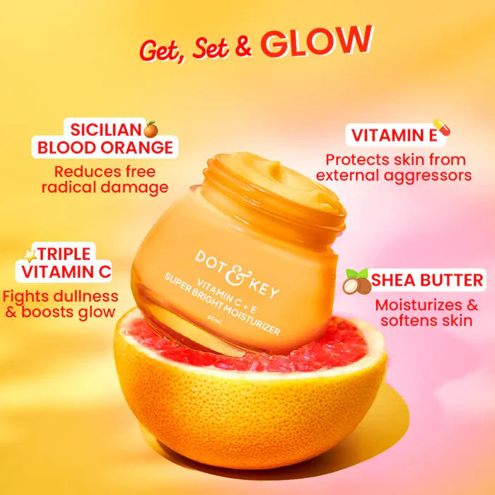 Dot n Key Vitamin C + E Moisturizer for Glowing Skin