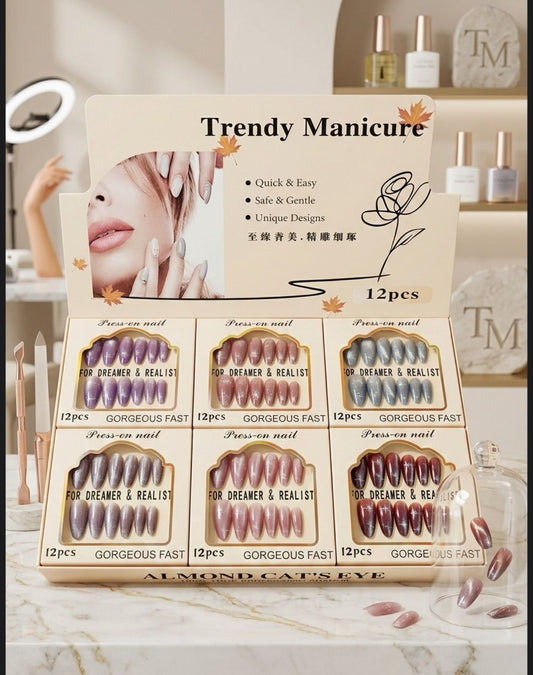 Fancy Shimmery Nails