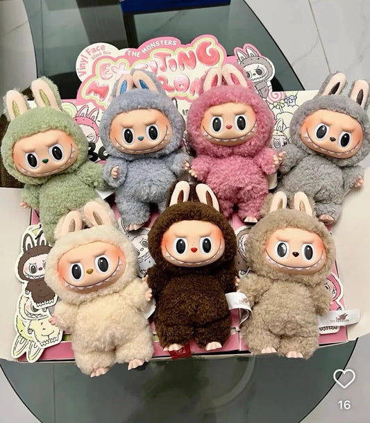 LABUBU “Exciting Macaron” Bunny Edition – Vinyl Face Plush Collectibles (Blind Box Series)