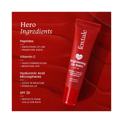 FOXTALE Glazed Lips Brightening Lip Balm - Ruby Glaze (12 g)