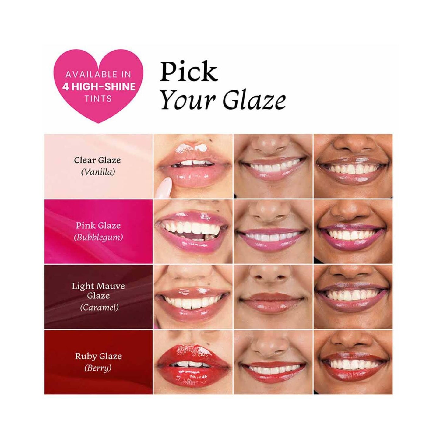 FOXTALE Glazed Lips Brightening Lip Balm - Ruby Glaze (12 g)