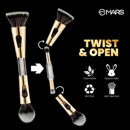 MARS 4 In 1 Travel Brush