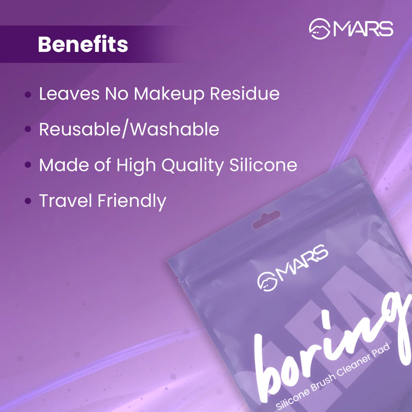 MARS Boring | Silicone Brush Cleaner Pad