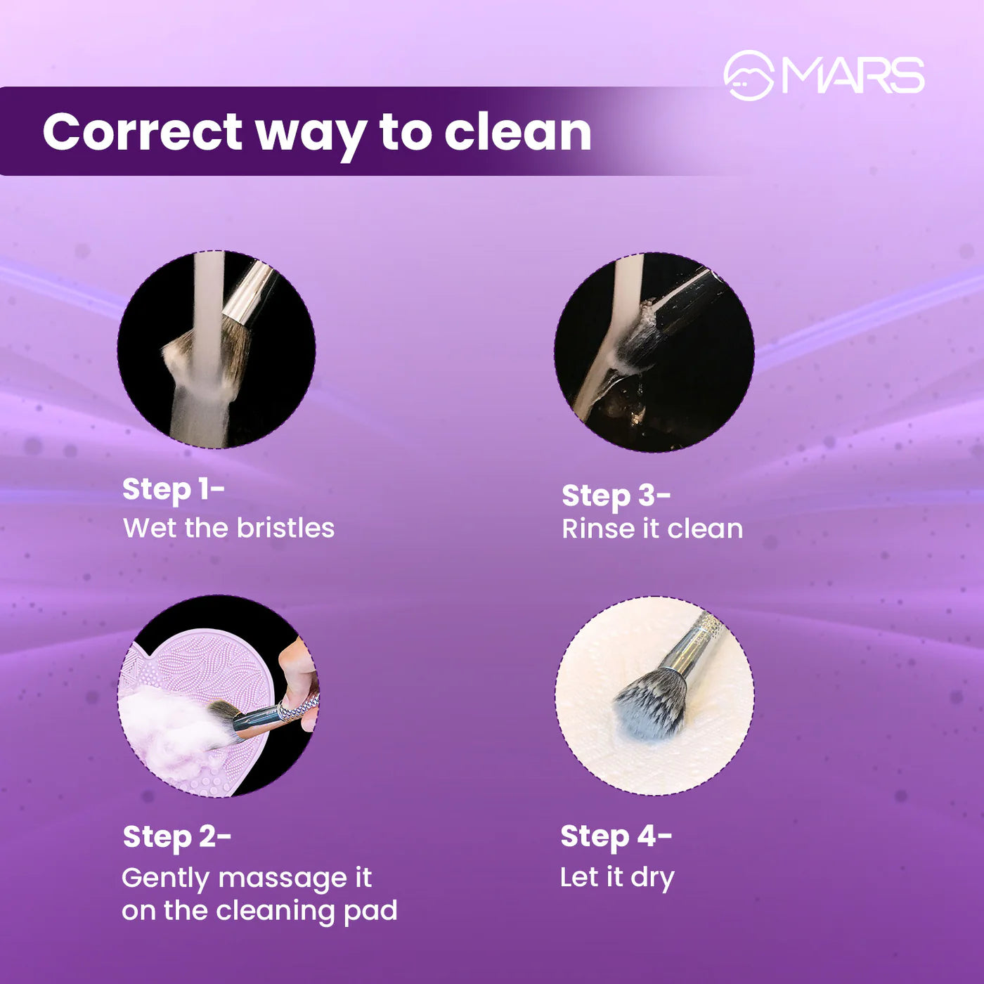 MARS Boring | Silicone Brush Cleaner Pad