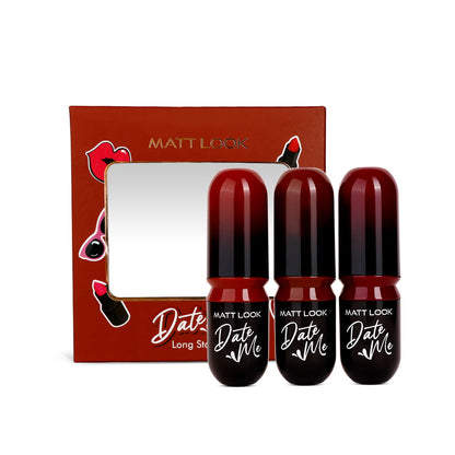 Mattlook Date me Long Stay lipstick, Each Pieces 3.8gm, Pack of 3