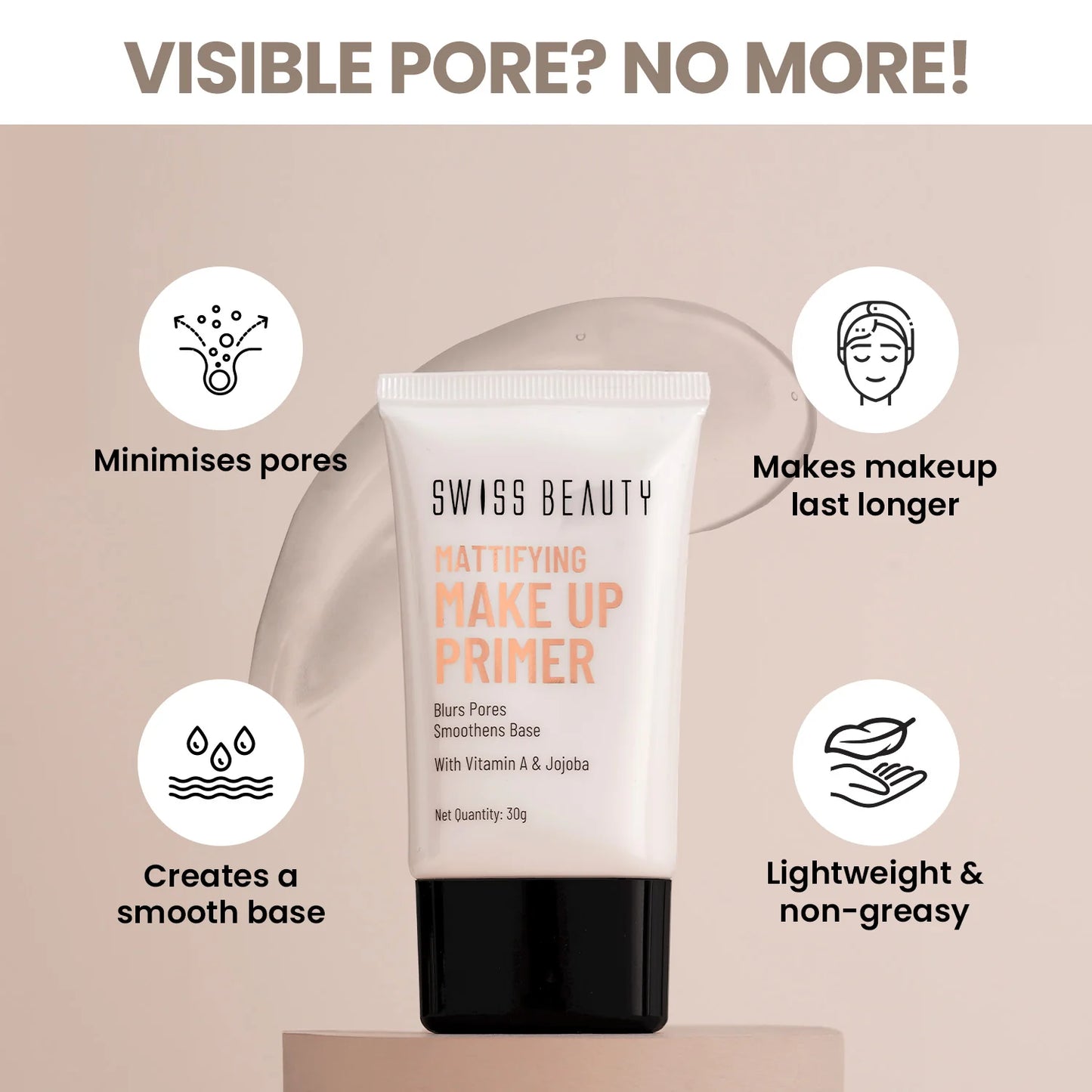 SWISS BEAUTY Oil Free Long Lasting Make-up Primer